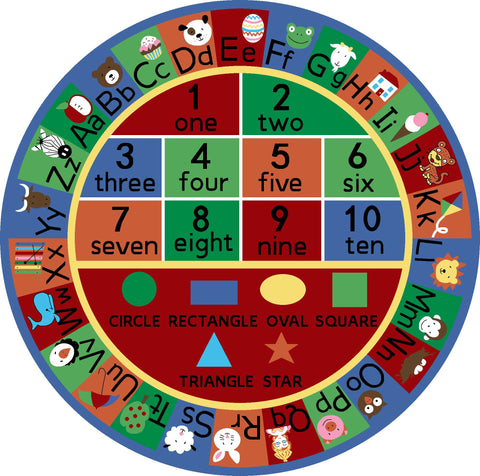 Number Shape Letter Round
