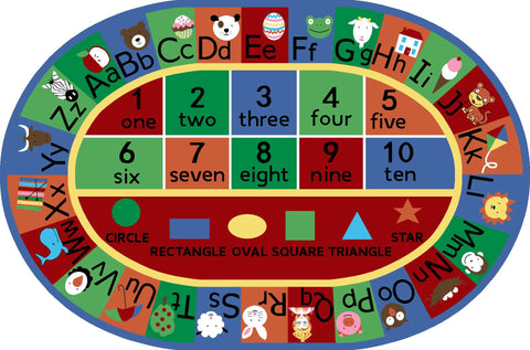 Number Shape Letter Oval
